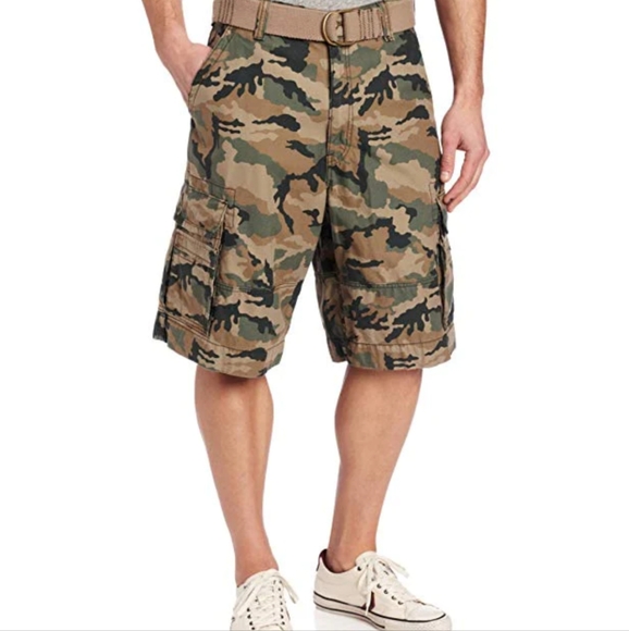 Levi's Army Camouflage Cargo Men's Shorts - Picture 1 of 5